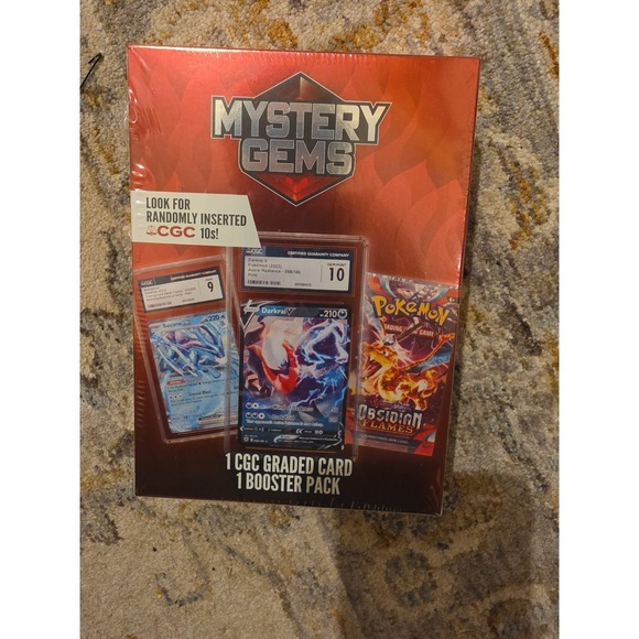mystery gems 1 graded card Pokemon Pokmon Mystery Gems Box Lot
